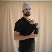 Baby Carrier T-Shirt Hands-Free Infant Holding Comfortable Wrap Style - Image 3