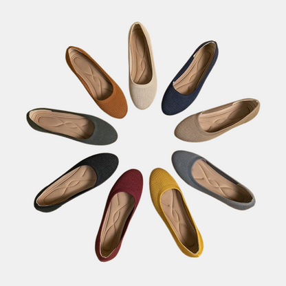 Ballet Flats Comfortable Knit Slip-On Shoes - Image 14