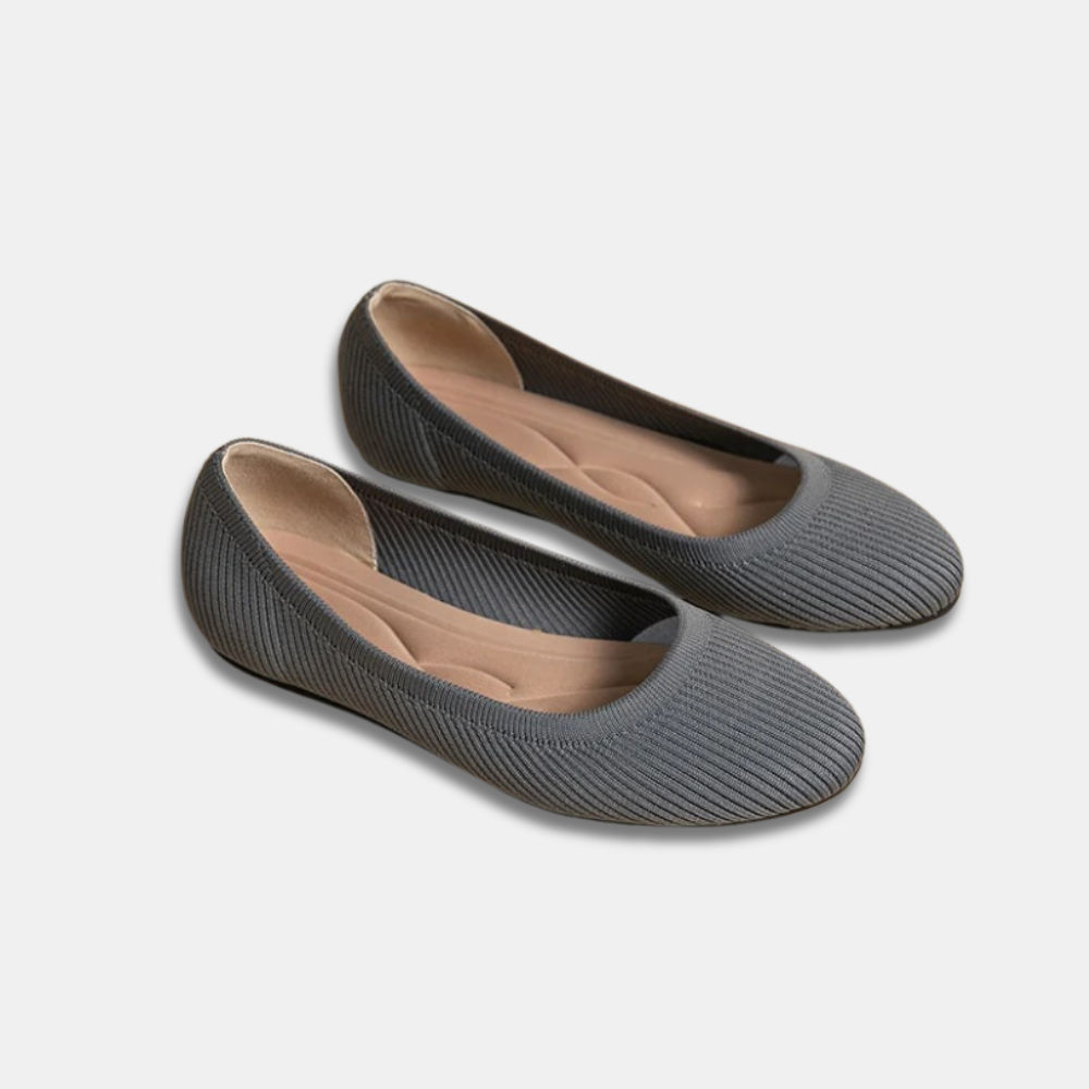 Ballet Flats Comfortable Knit Slip-On Shoes - Image 7