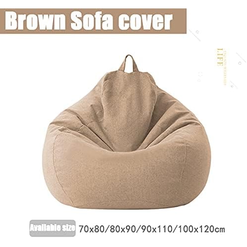 Bean Bag Cover Ergonomic Fabric Seating 80x90 Cm 100x120 Cm - Image 3