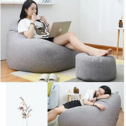 Bean Bag Cover Ergonomic Fabric Seating 80x90 Cm 100x120 Cm - Image 4