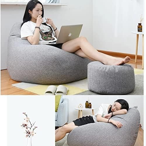 Bean Bag Cover Ergonomic Fabric Seating 80x90 Cm 100x120 Cm - Image 4