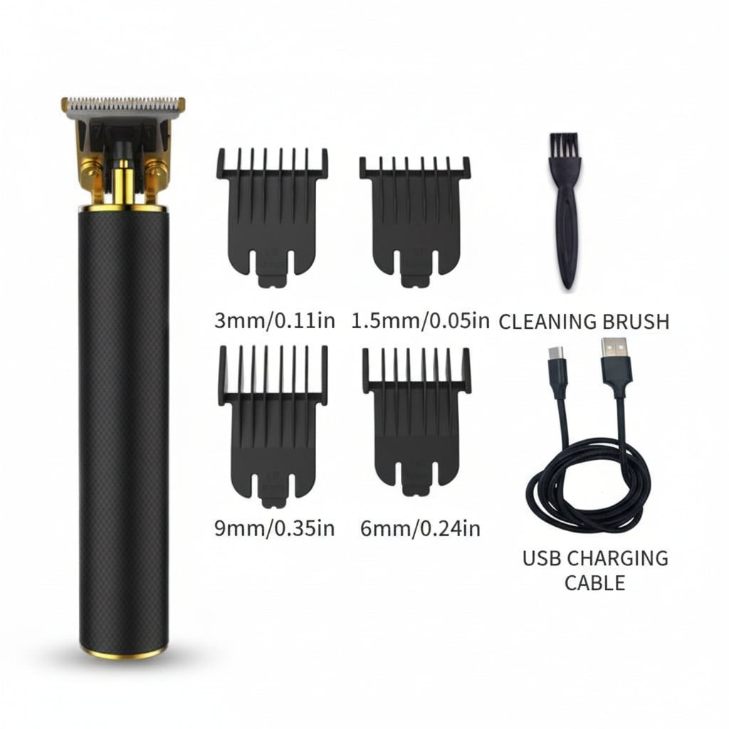 Beard Trimmer Rechargeable Fast Charging Cordless Pro T Blade - Image 4