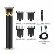 Beard Trimmer Rechargeable Fast Charging Cordless Pro T Blade - Image 4