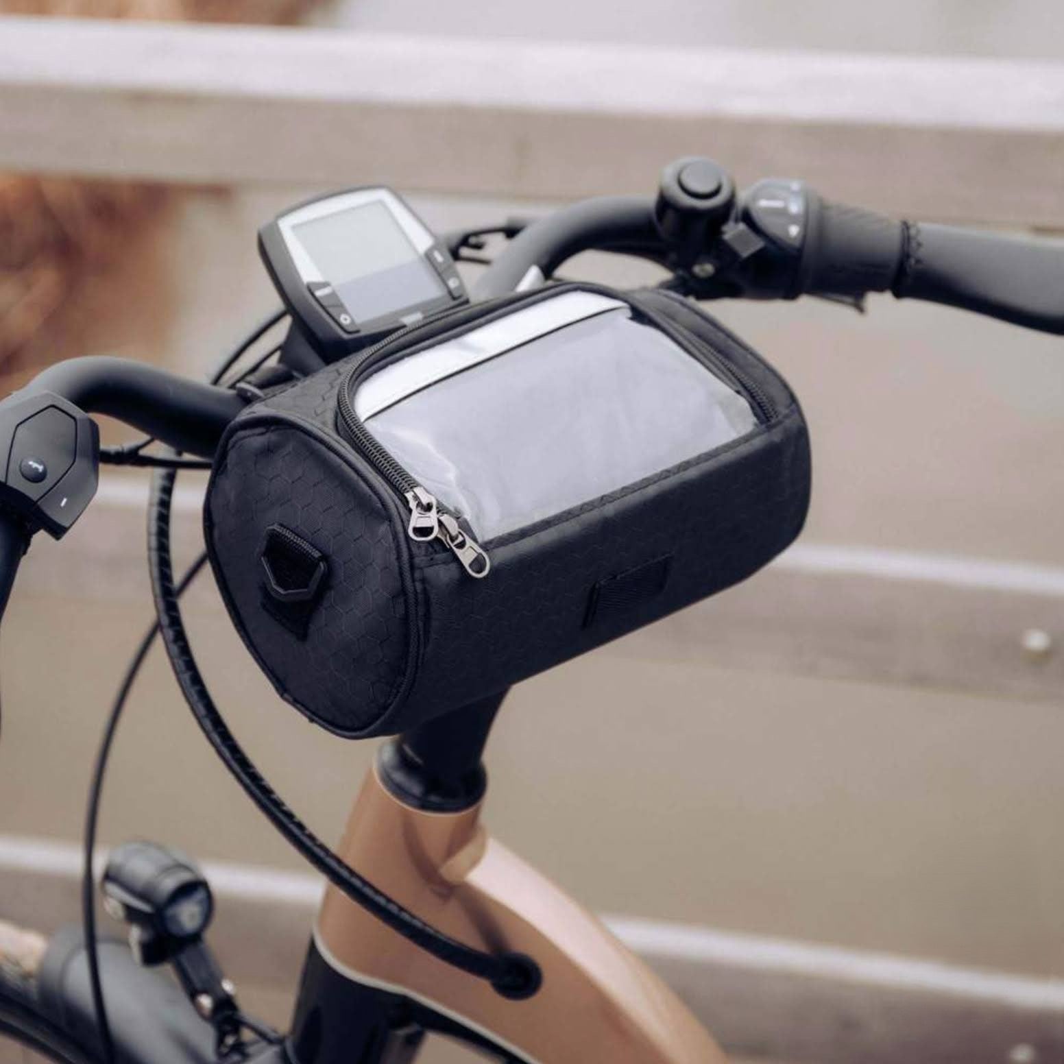 Bike Handlebar Bag Phone Holder Touchscreen Storage Pouch