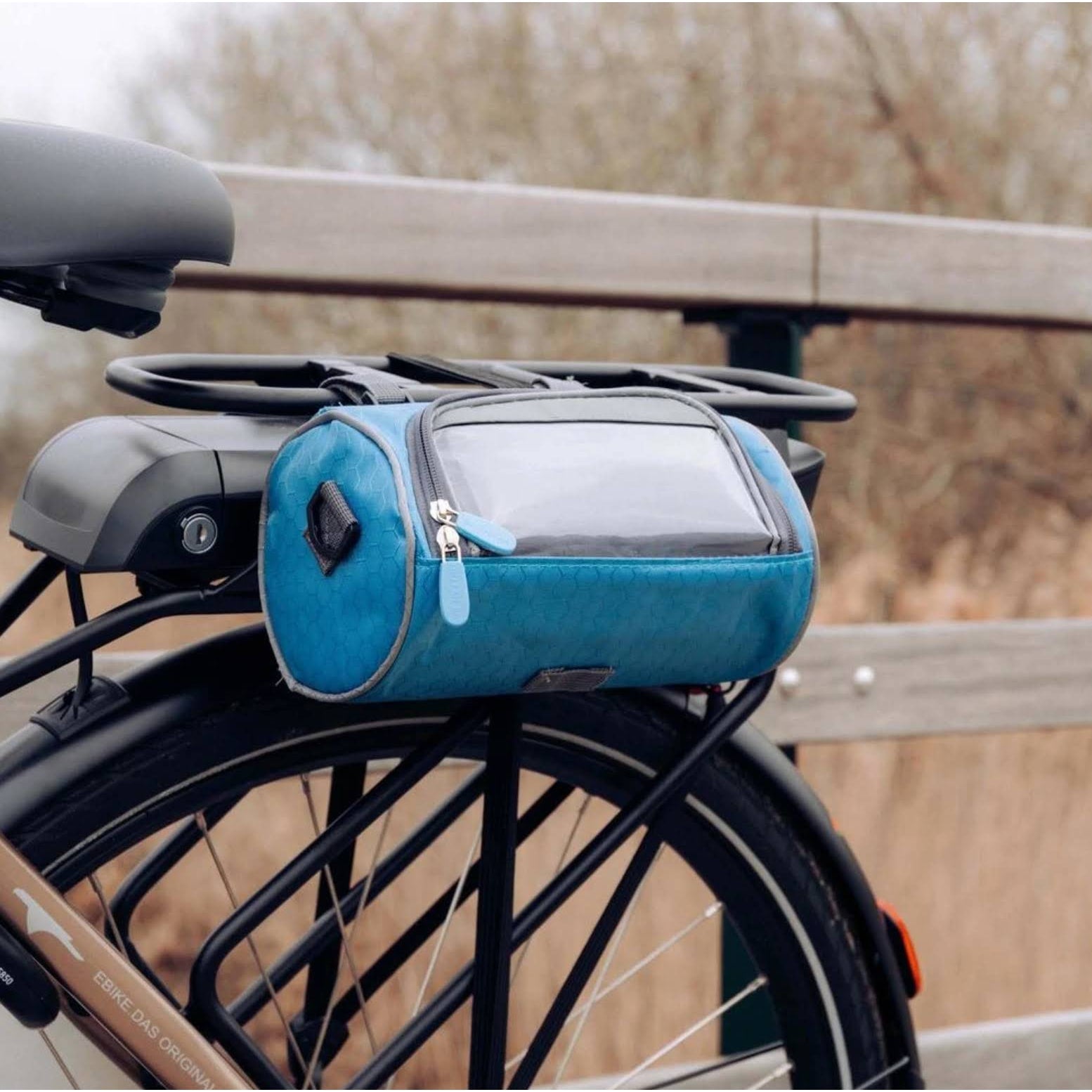 Bike Bag Phone Window Adjustable Handlebar Pouch - Image 2