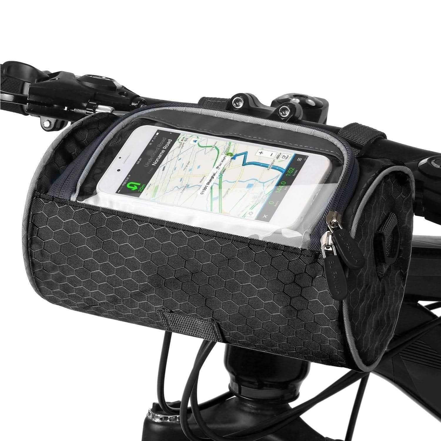 Bike Bag Phone Window Adjustable Handlebar Pouch - Image 4