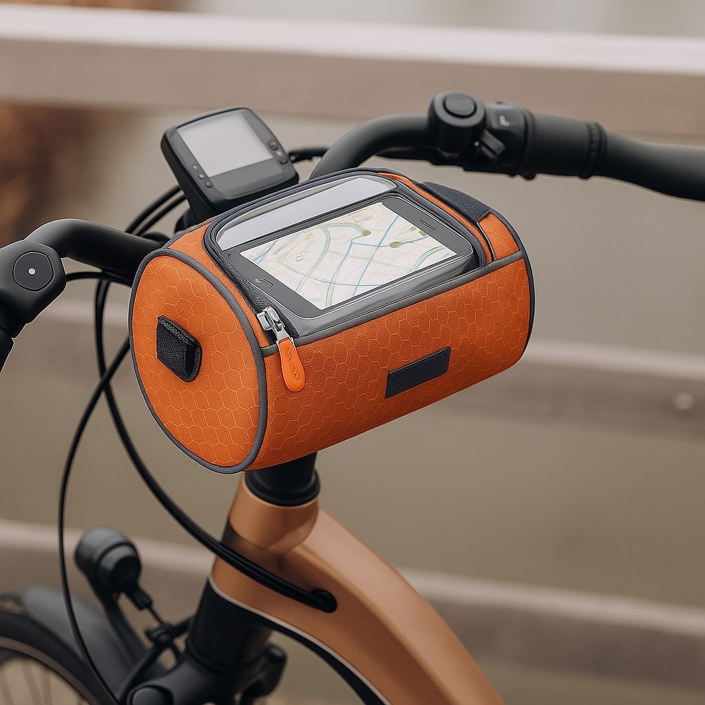 Bike Phone Holder Bicycle Handlebar Bag Waterproof Design - Image 10