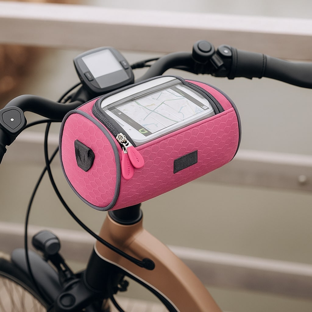 Bike Phone Holder Bicycle Handlebar Bag Waterproof Design - Image 11