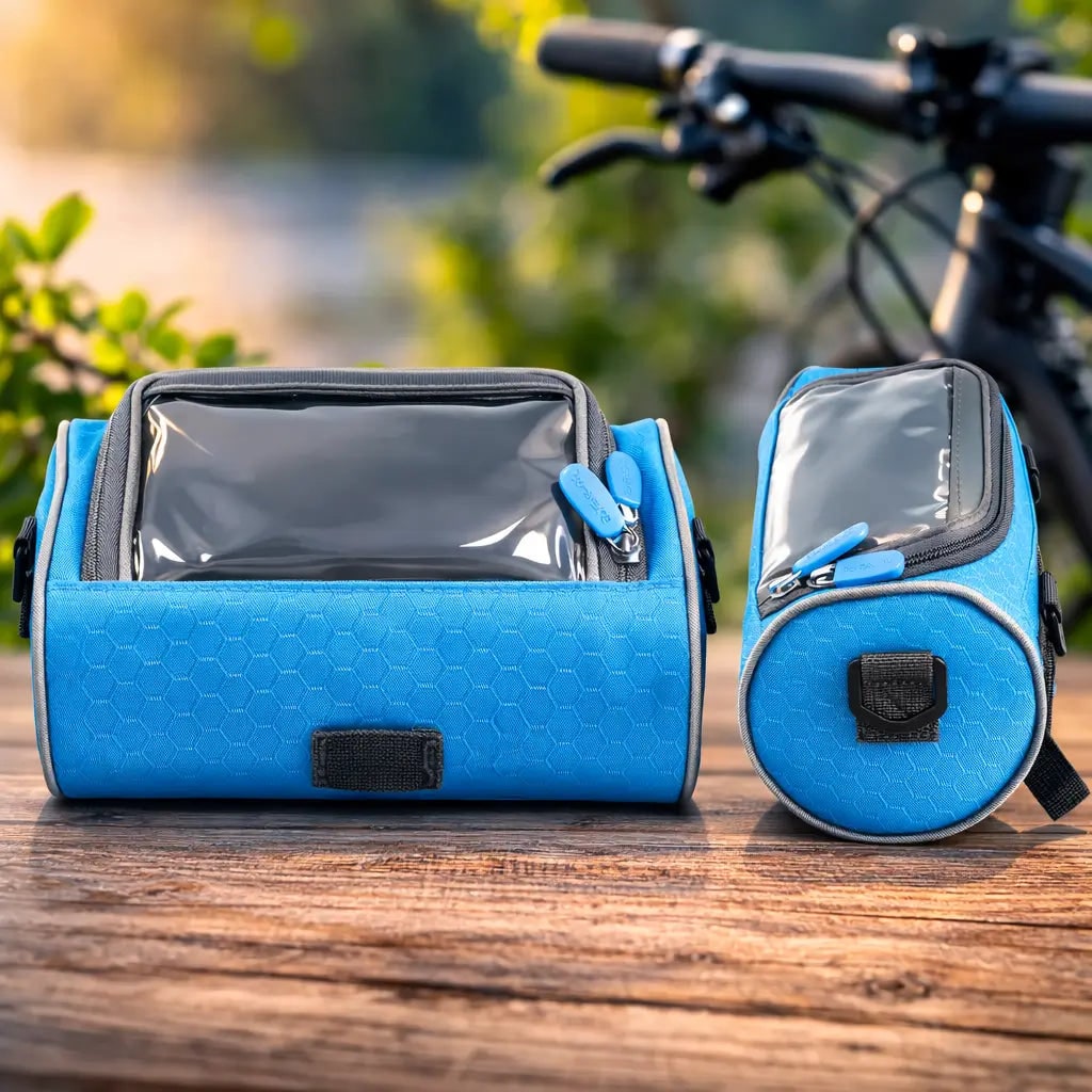 Bike Phone Holder Bicycle Handlebar Bag Waterproof Design - Image 6