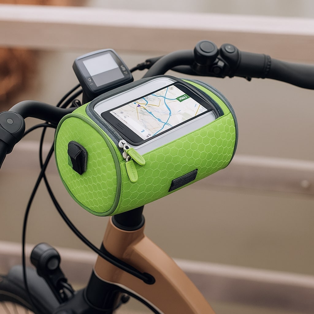 Bike Phone Holder Bicycle Handlebar Bag Waterproof Design - Image 9