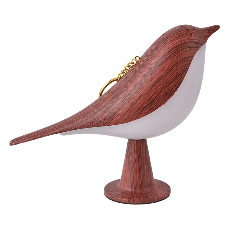 Bird Table Lamp Wooden Decorative Light Home Decor and Nightstand - Image 4