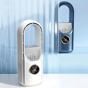 Bladeless USB Air Cooler Timer 6 Speeds Quiet Humidifier