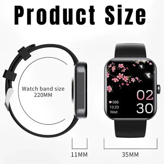 Blood Glucose Monitoring Smartwatch Heart Rate Tracker - Image 5