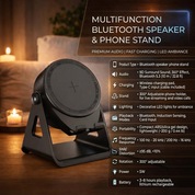 Bluetooth Speaker Phone Stand Wireless Charger Function - Image 3