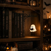 Bookshelf Light Clip Reading Lamp Warm LED Night Light - Image 1