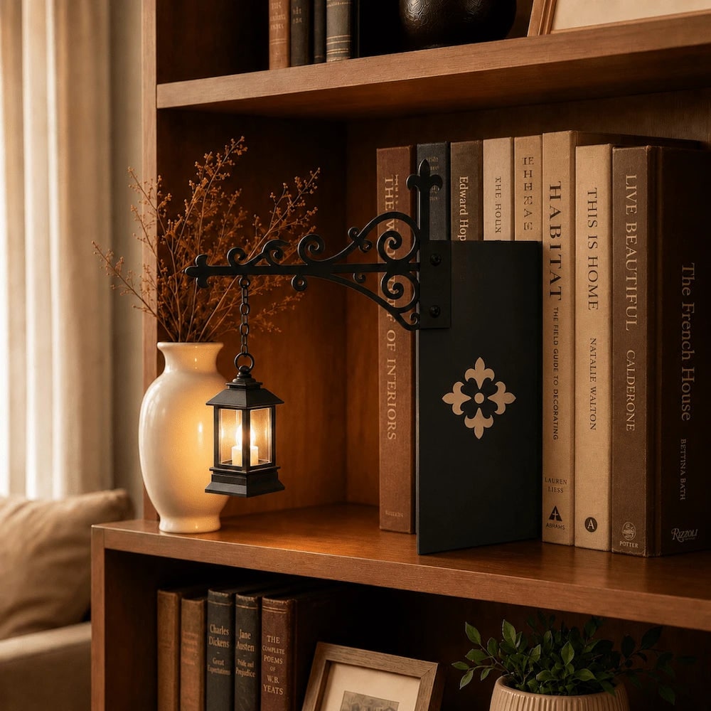 Bookshelf Light Clip Reading Lamp Warm LED Night Light - Image 2