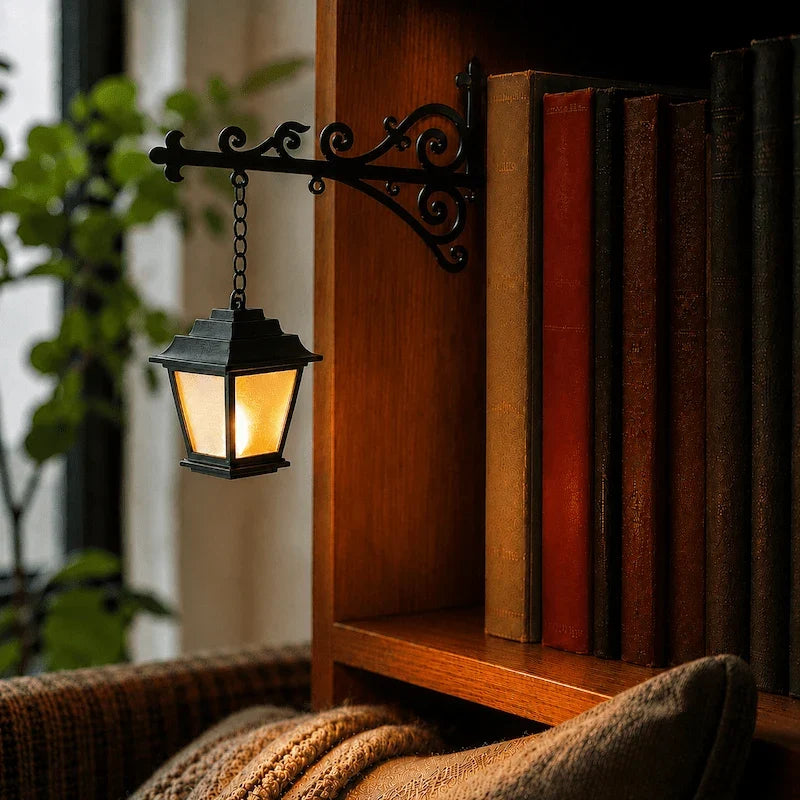 Bookshelf Light Clip Reading Lamp Warm LED Night Light - Image 4