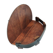 Bourbon Barrel Wall Shelf Rustic Wood Bar Decor Home Use - Image 2