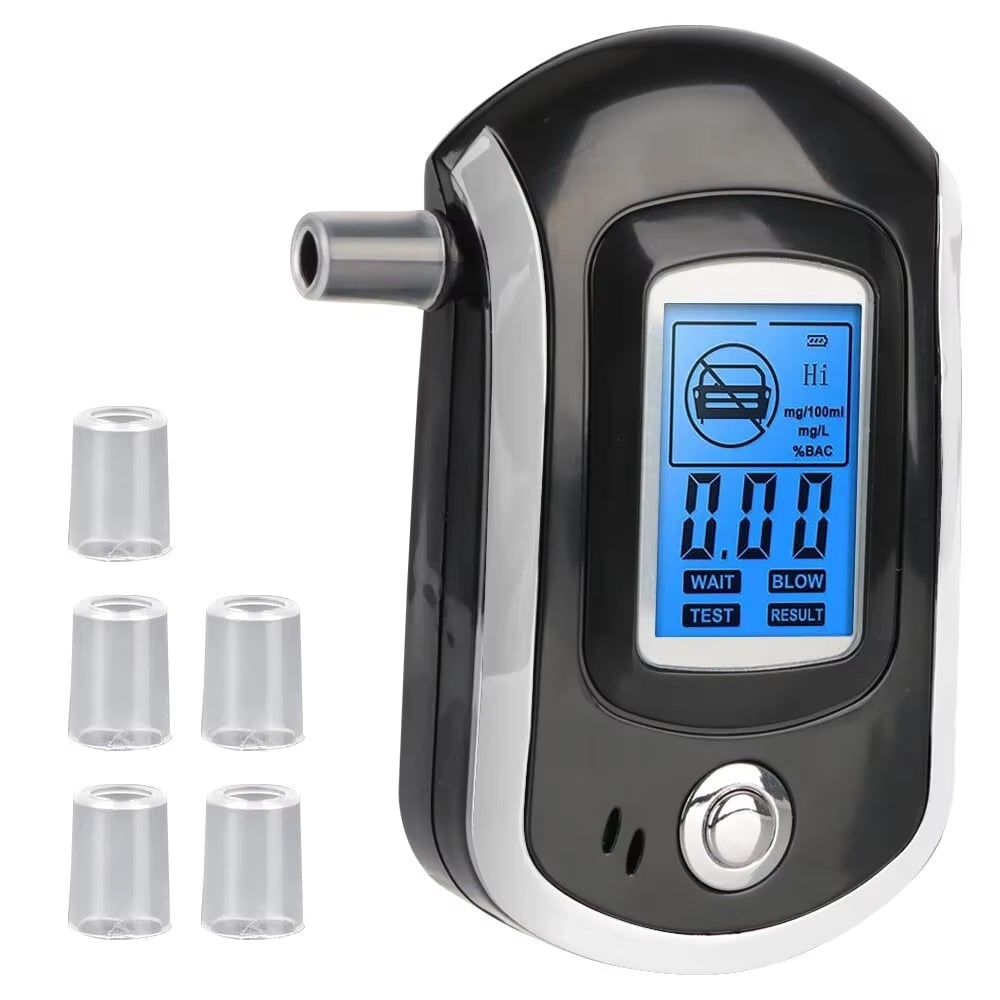 Breathalyzer Alcohol Tester Safe Driving Compact Digital Device - Image 1