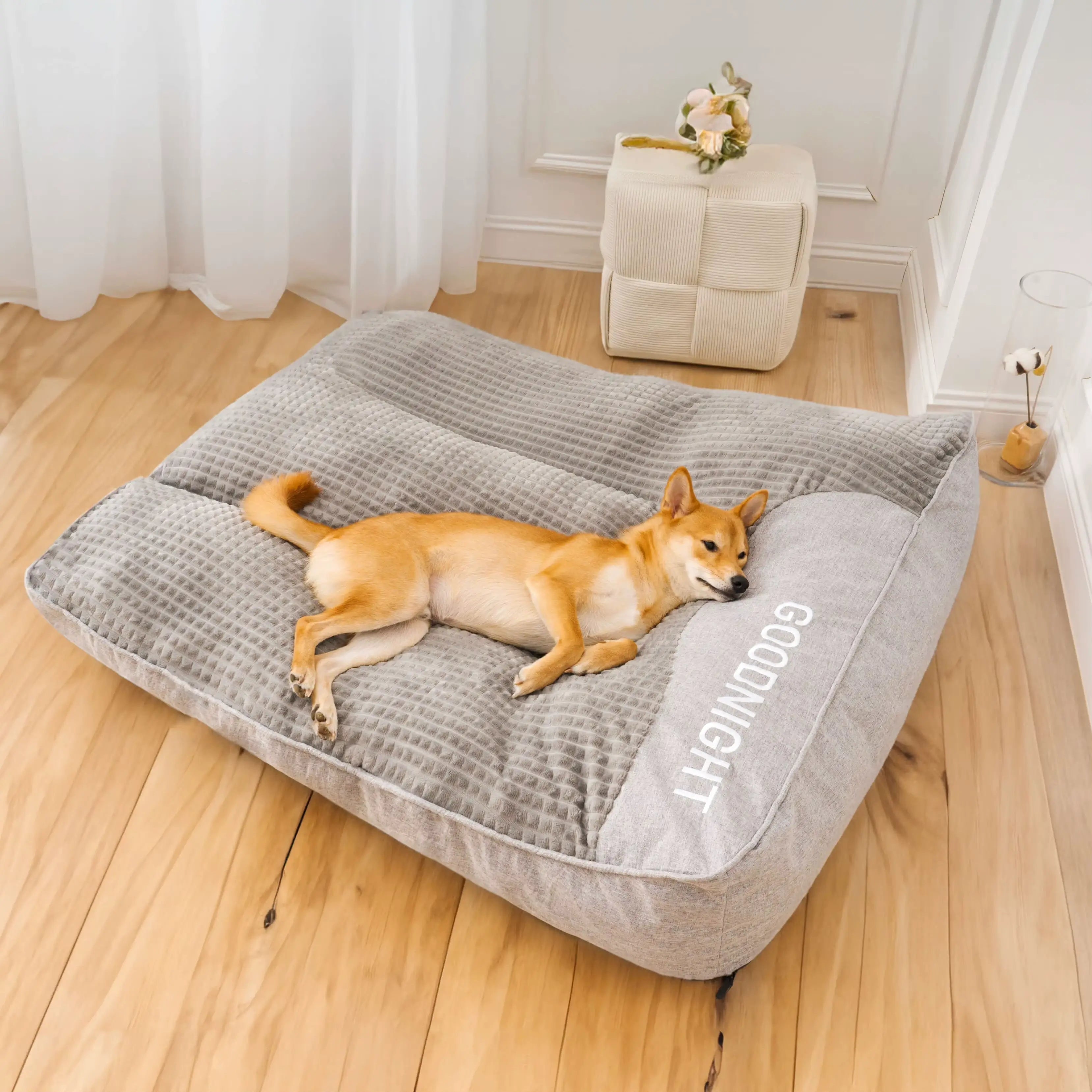 Calming Dog Bed Washable Pet Cushion Comfort and Relaxation - Image 3