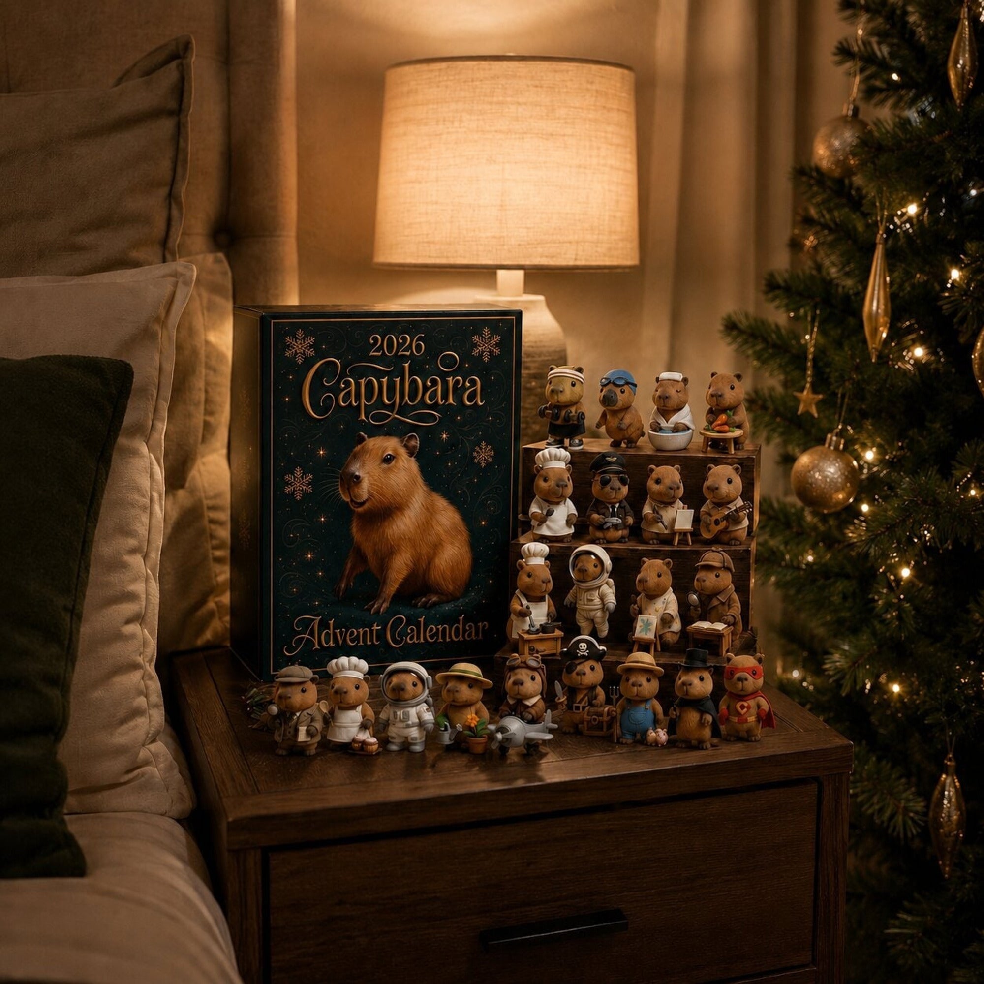 Capybara Advent Calendar 2026 Collectible Figures and Holiday Fun - Image 3
