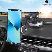Car Phone Mount Strong Suction Cup and 360° Rotation Feature - Image 2