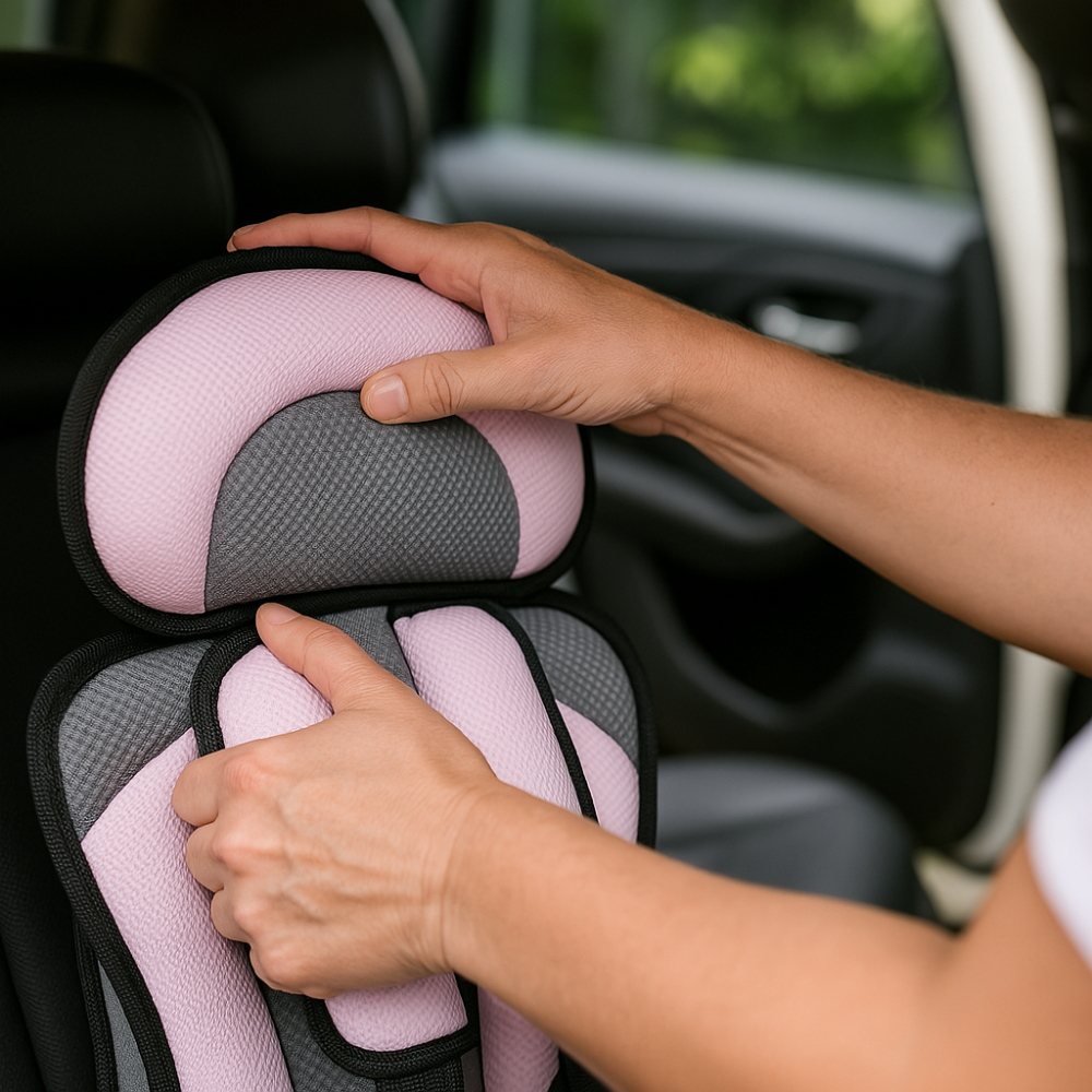 Car Seat Booster Adjustable 5-Point Harness Breathable Design - Image 4