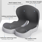 Car Seat Cushion Office Chair Ergonomic Support - Image 6