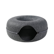 Cat Bed Cave Design Cozy Felt Pet Nest Indoor Cats - Image 4