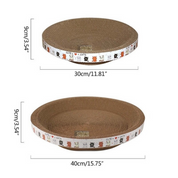 Cat Scratching Pad Set Durable Cardboard Cat Furniture Playtime - Image 2
