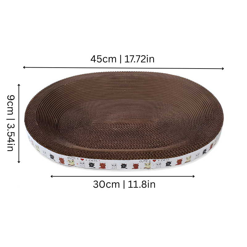 Cat Scratching Pad Set Durable Cardboard Cat Furniture Playtime - Image 3