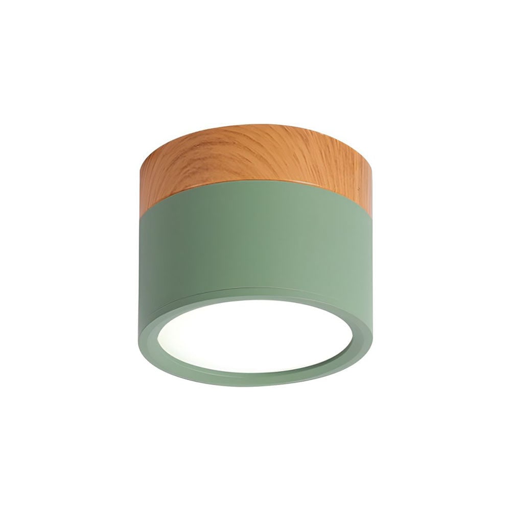 Ceiling Small Flush Mount Modern Metal Cylinder - Image 22