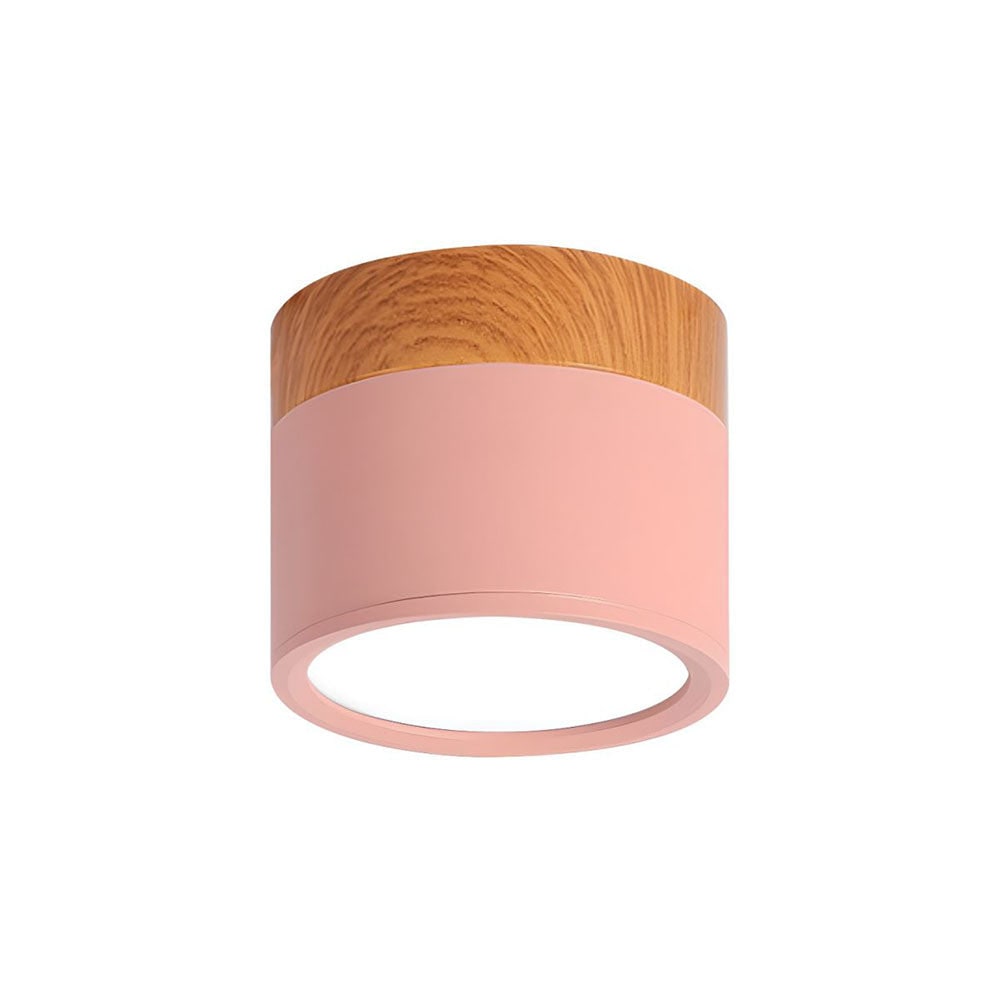 Ceiling Small Flush Mount Modern Metal Cylinder - Image 25