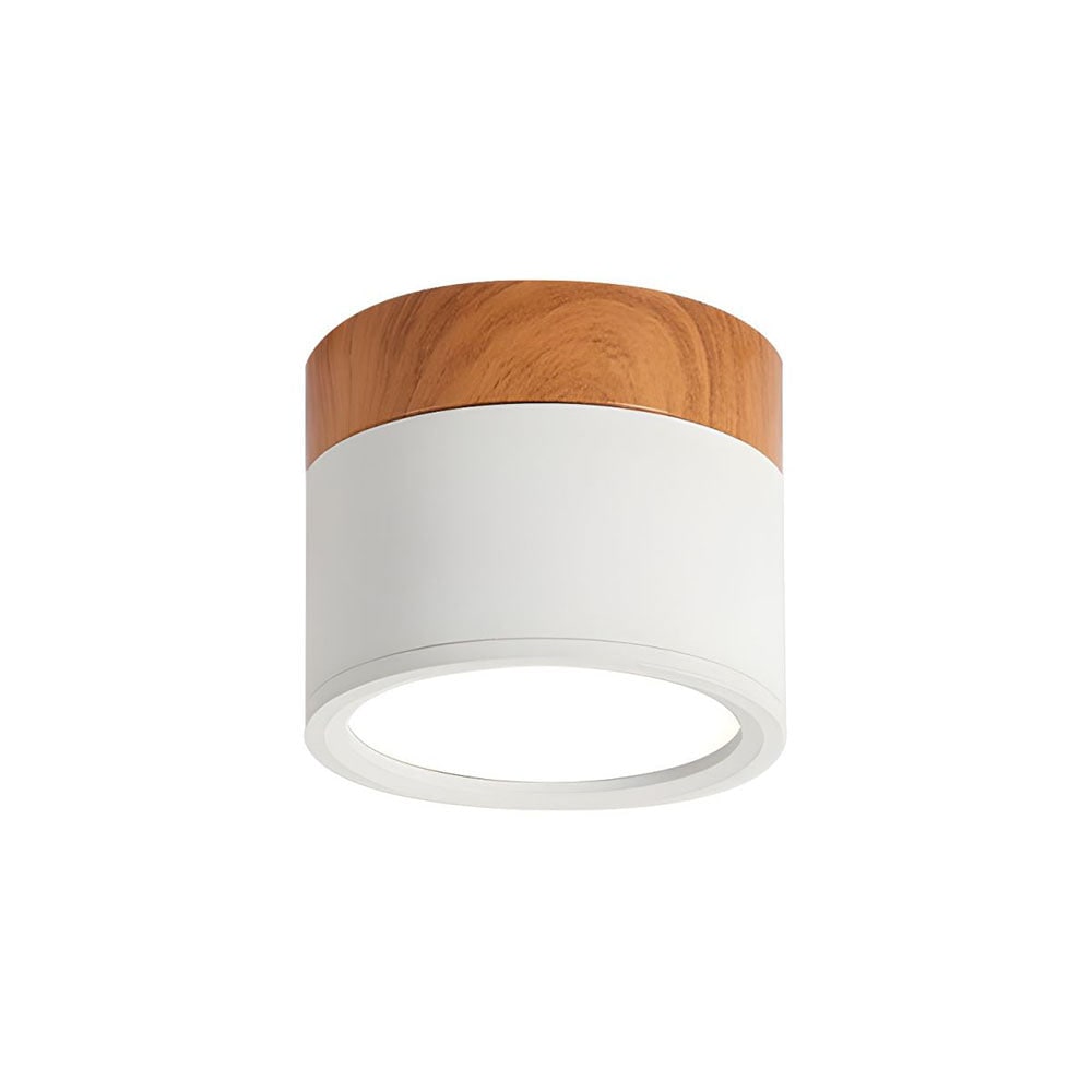 Ceiling Small Flush Mount Modern Metal Cylinder - Image 3