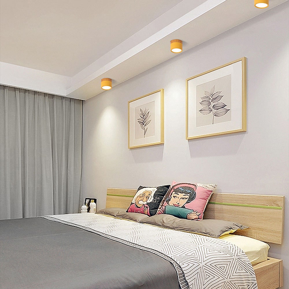 Ceiling Small Flush Mount Modern Metal Cylinder - Image 32