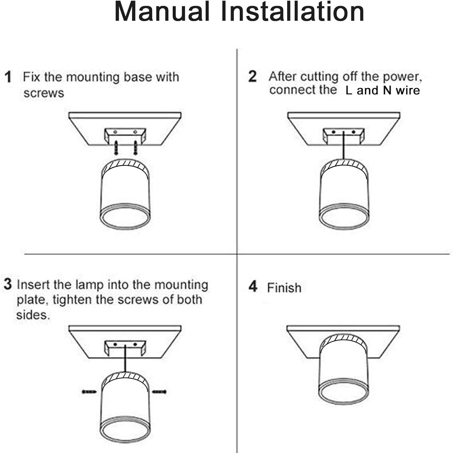 Ceiling Small Flush Mount Modern Metal Cylinder - Image 46