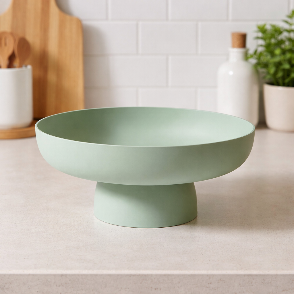Ceramic Fruit Bowl Decorative Centerpiece Modern Design - Image 2
