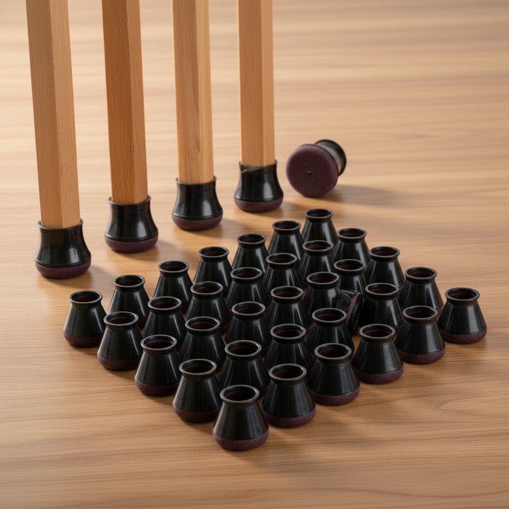 Chair Leg Floor Protectors Silicone Anti-Scratch Furniture Caps - Image 1