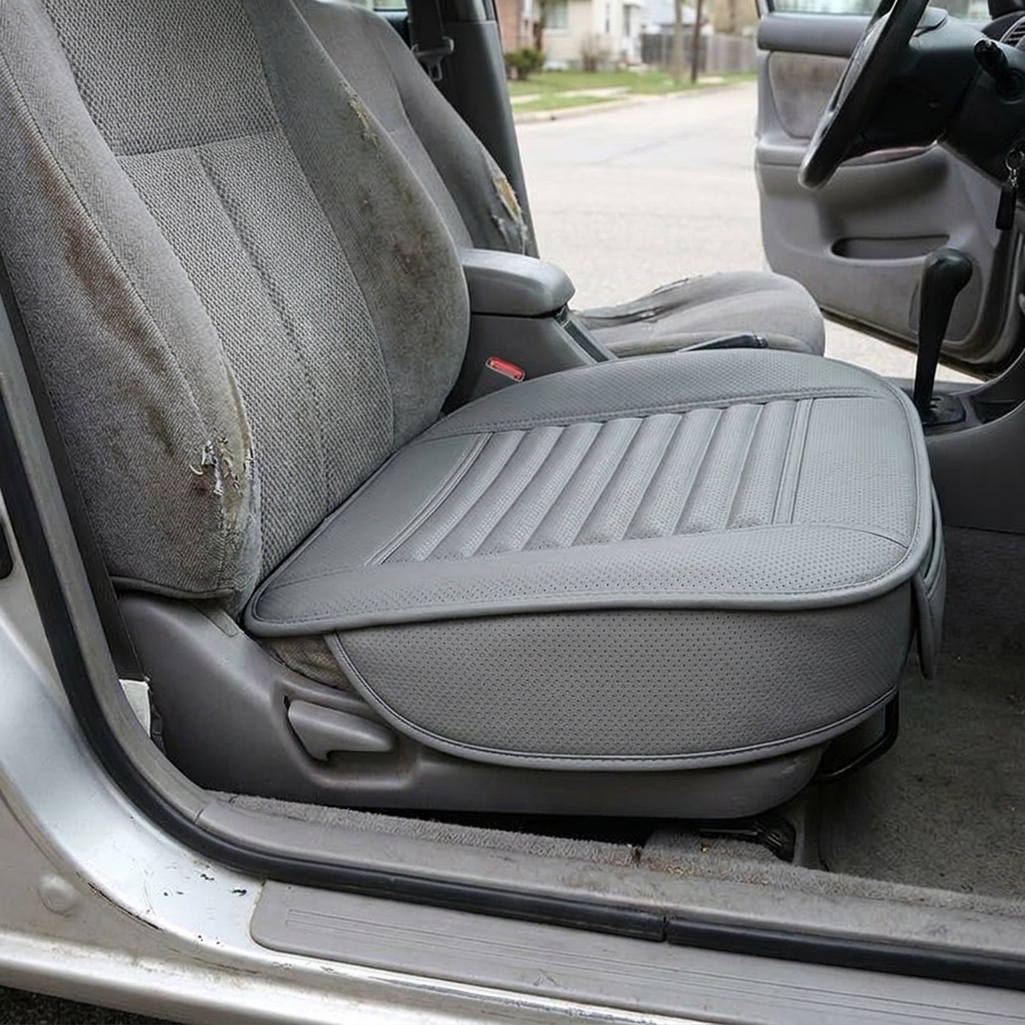 Charcoal Car Seat Cushion Odor Absorption and Comfort Support - Image 6