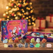 Christmas Advent Calendar 24 Natural Crystals and Stones - Image 1
