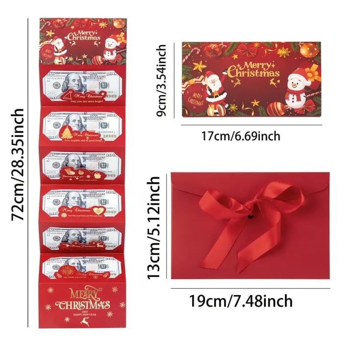 Christmas Cash Gift Envelope Holiday Money Presentation - Image 10