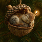 Christmas Ornaments Animal Acorn Holiday Decor Acorn Ornaments - Image 4