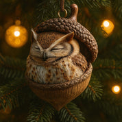 Christmas Ornaments Animal Acorn Holiday Decor Acorn Ornaments - Image 7