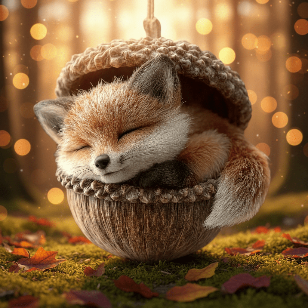 Christmas Tree Ornaments Decorations Woodland - Image 6