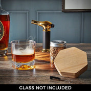 Cocktail Engraved Wood Torch Home Bar Use