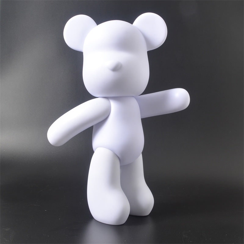 Colorful Decorative Bear Figurine Home or Office Display - Image 2