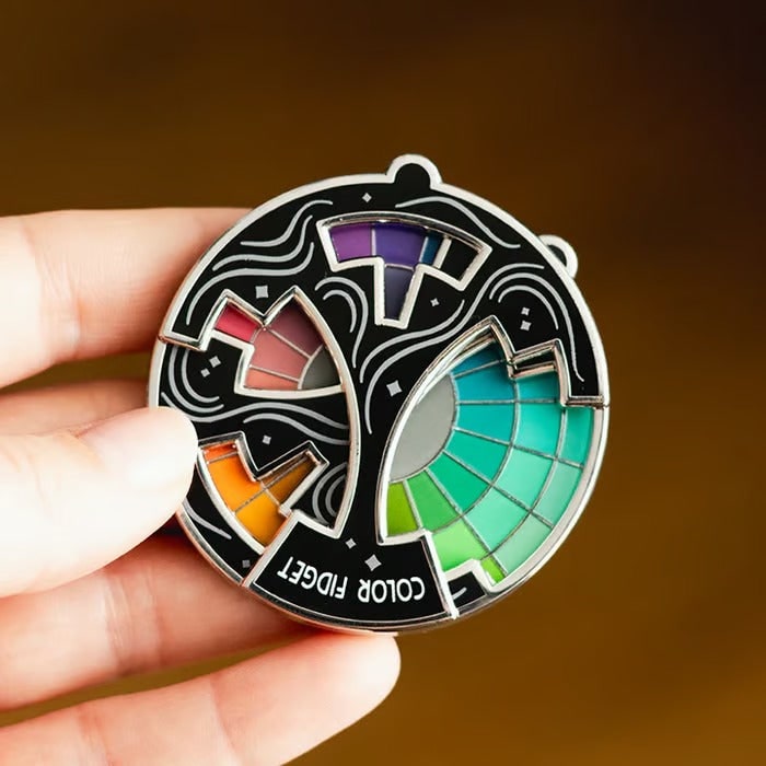 Colorful Fidget Spinner Toy Stress Relief and Focus Enhancement - Image 1