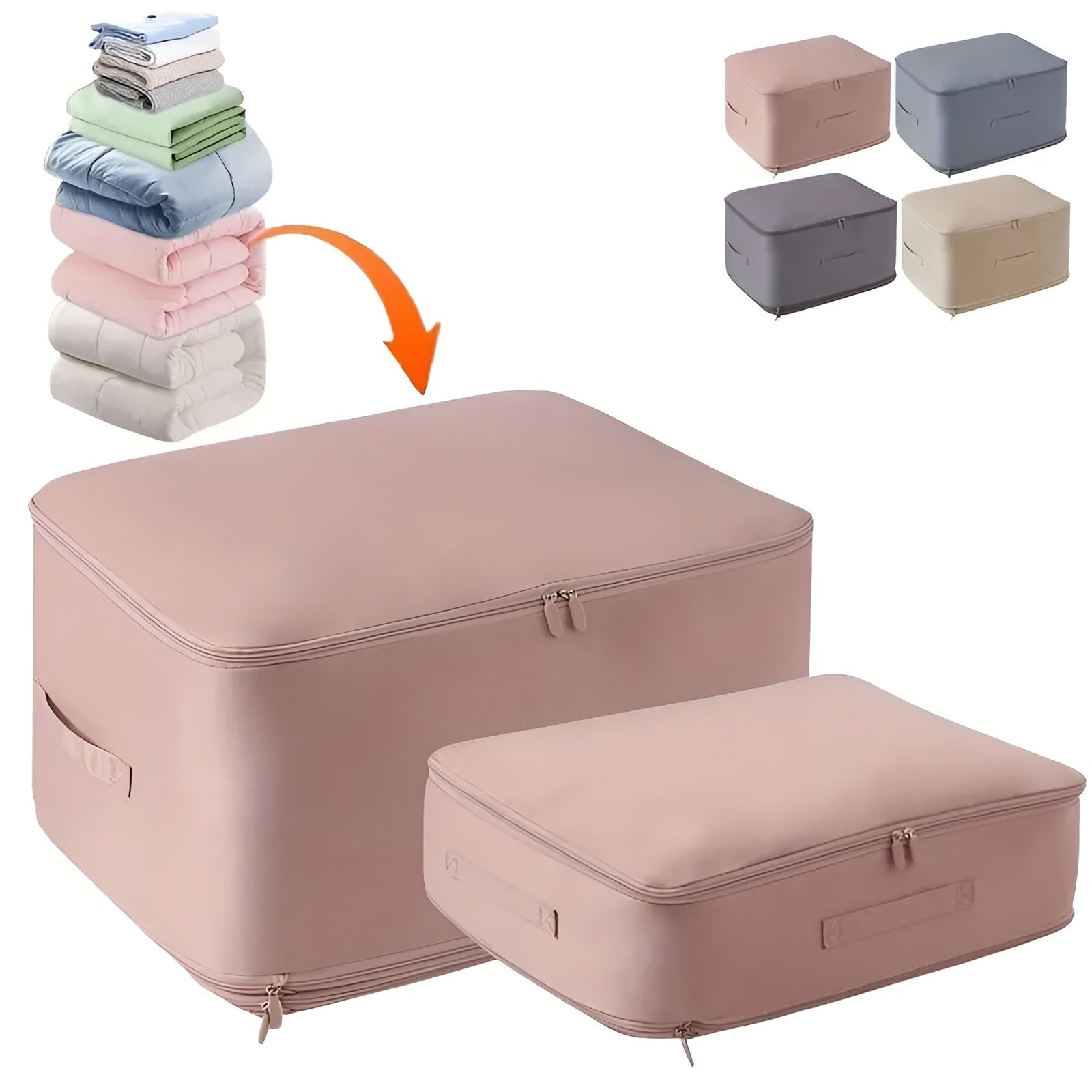 Compression Storage Bags Living Room Organization 4-Pack Set - Image 10