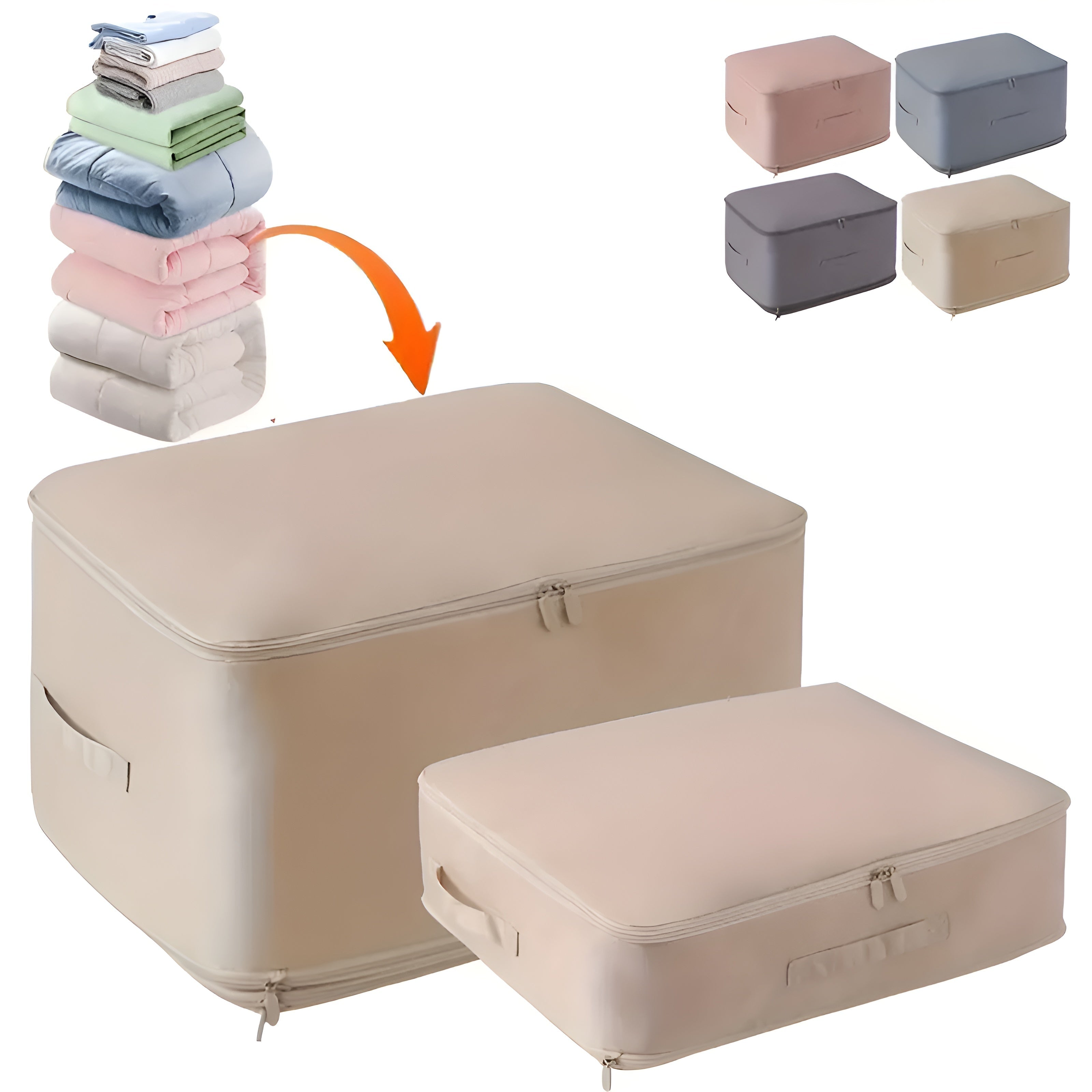 Compression Storage Bags Living Room Organization 4-Pack Set - Image 9